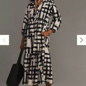 The Bettina Tiered Shirt Dress by Maeve NWOT